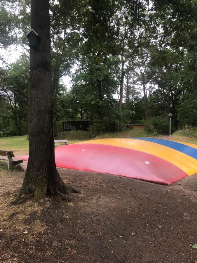 Wulft 47 Zonnig Gezellig 6P Chalet Met Zwembad In Bosrijke Omgeving Op Familie Camping De Vossenburcht IJhorst Ngoại thất bức ảnh